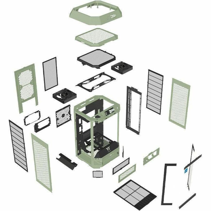 Thermaltake The Tower 250 Matcha Green Mini Tower Chassis Thermaltake The Tower 250 Matcha Green Mini Tower Chassis